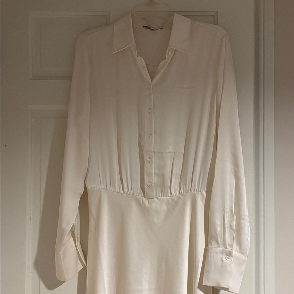 Favorite Daughter Take Me Seriously Long Dress-IVORY-Large - Picture 2 of 10